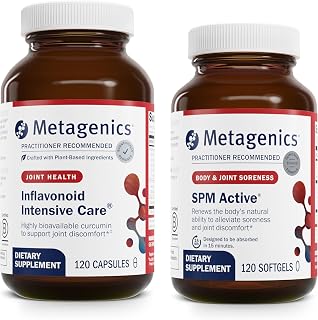 Metagenics SPM Active - Specialized Pro Resolving Mediators for Joint Comfort, Tissue Health & Minor Discomfort Relief* - Non-GMO - Gluten Free - 60 Softgels