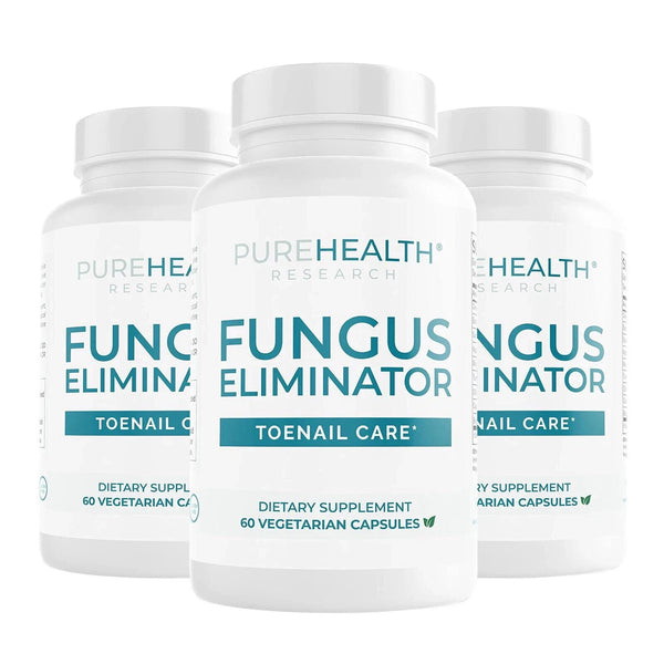 PureHealth Research Fungus Eliminator - Toenail Care,Wormwood,Oregano, Garlic 60 capsules