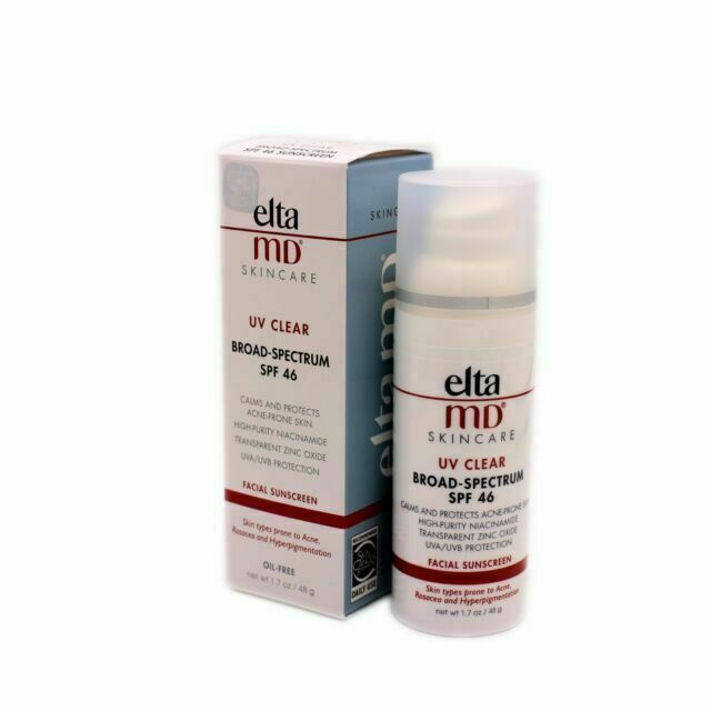 Elta MD UV Clear Broad Spectrum SPF 46 1.7oz/48g NEW IN BOX