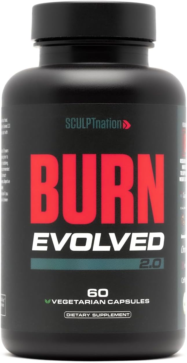 Sculpt Nation by V Shred Burn Thermogenic Fat Burner for Men & Women 60 Pills