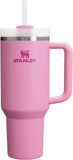 Flamingo Barbie pink Stanley Quencher H2.0 FlowState Tumbler 40oz Cup w/box