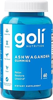 Goli Nutrition Ashwagandha Gummies, Mixed Berry Flavor, 60 Ct