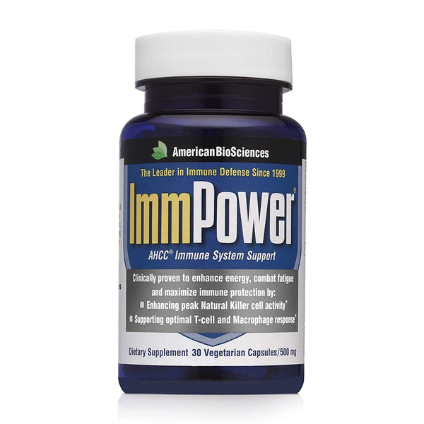 American BioSciences ImmPower, AHCC Mushroom Extract Immune System Support 30 Capsule