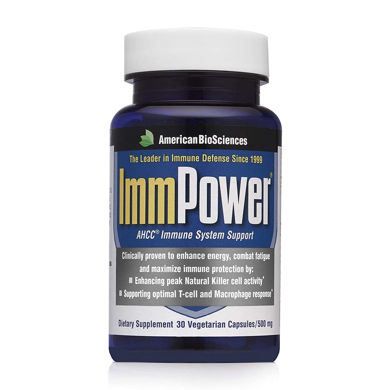 American BioSciences ImmPower, AHCC Mushroom Extract Immune System Support 30 Capsule