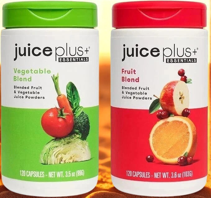 Juice Plus+ - 1 Each Blended Fruit & Veg Juice Powders
120 ea/240 Caps