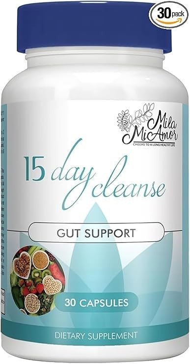 New ORIGINAL Milamiamor 15 Day Cleanse - Gut and Colon Support USA