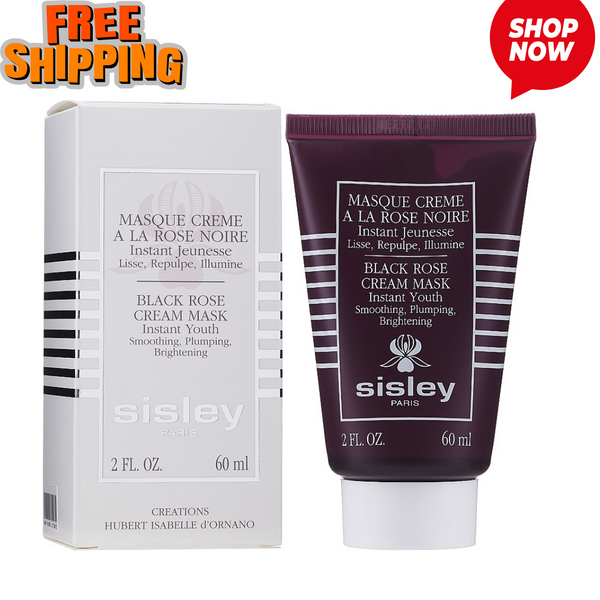 Black Rose Cream Mask by Sisley Paris Instant Youth 2 oz / 60ML