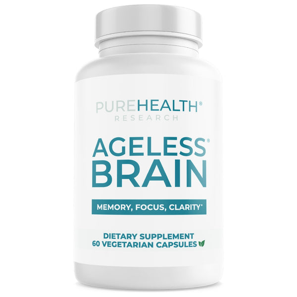 Boost Brain Function & Recall with PureHealth Ageless Brain 60 capsules