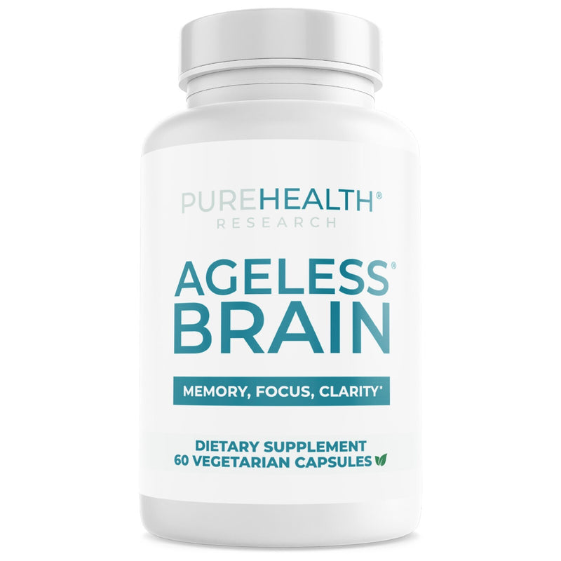 Boost Brain Function & Recall with PureHealth Ageless Brain 60 capsules