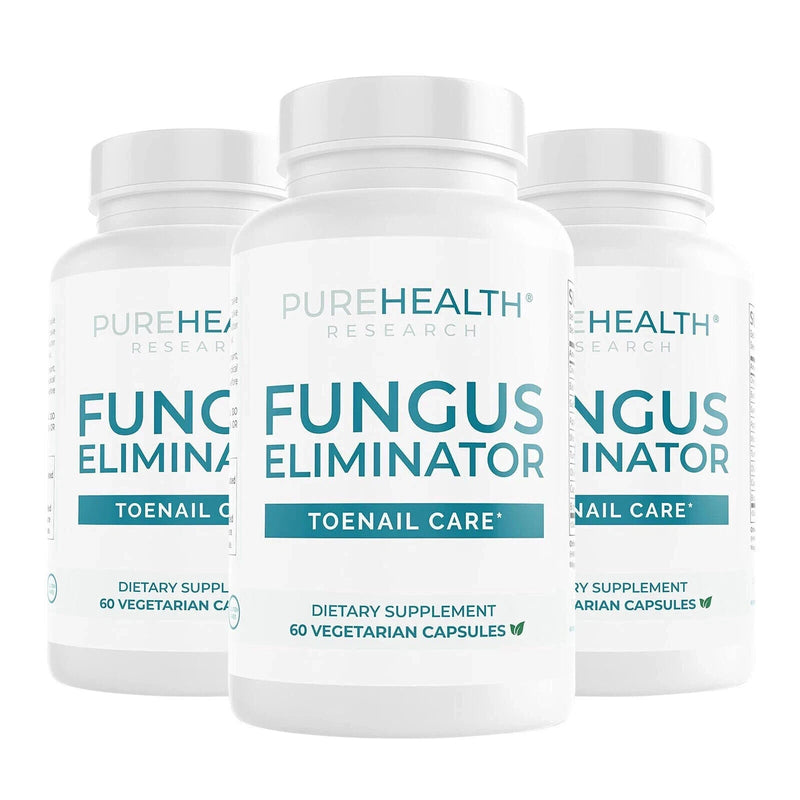 PureHealth Research Fungus Eliminator - Toenail Care,Wormwood,Oregano, Garlic 60 capsules