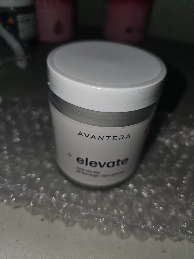AVANTERA Elevate - Clear The Brain Fog 60ct + TRAVEL PILL CASE - 1 Month Supply