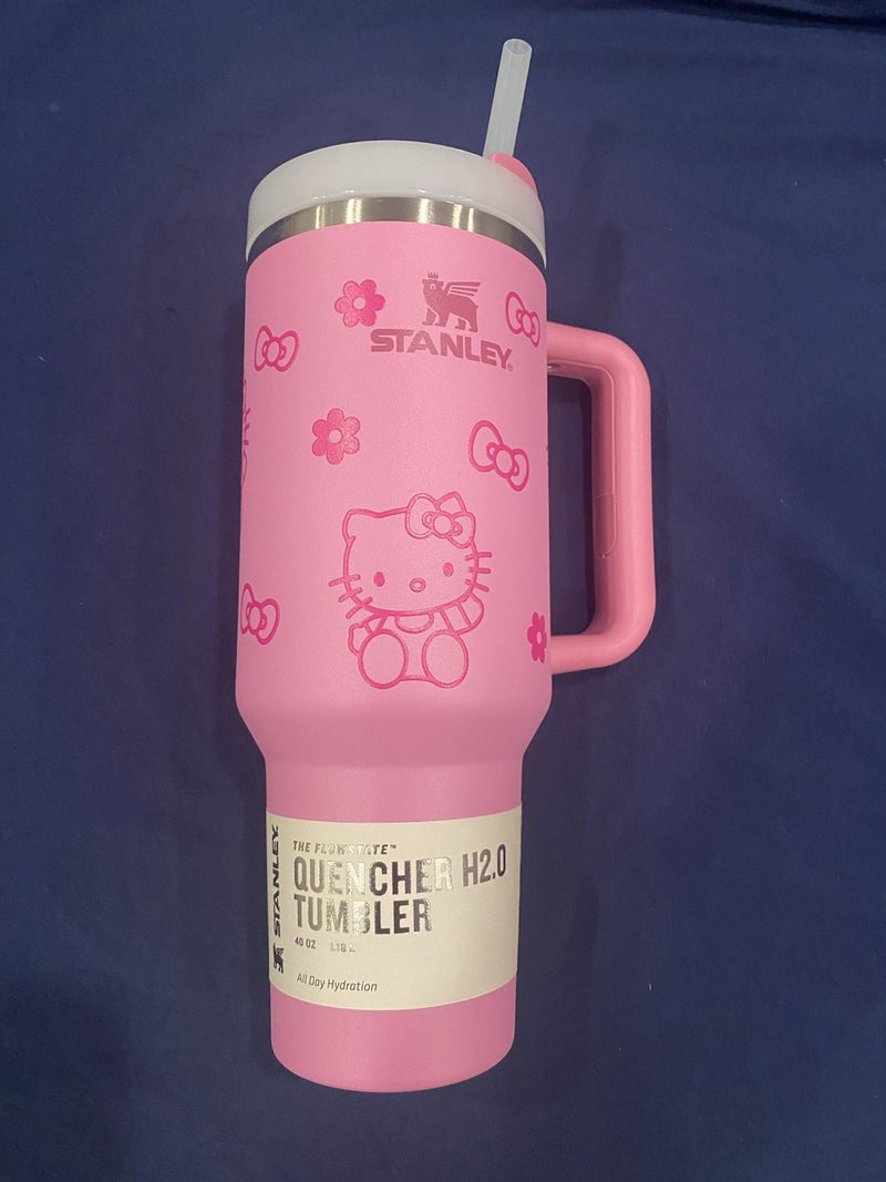 Stanley Quencher H2.0 Flowstate 40oz Tumbler, Pink Floral Limited Edition