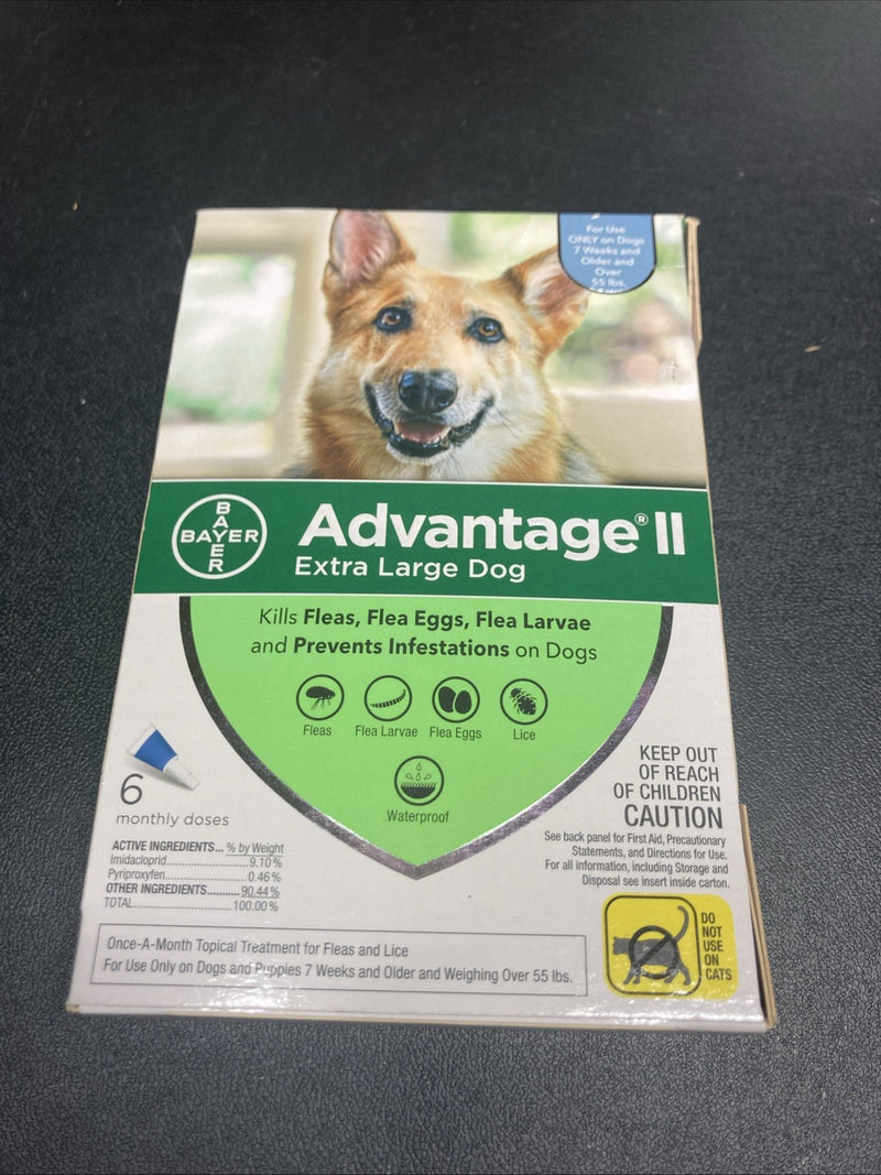 Advantage II for Extra Large Dogs over 55 Lbs