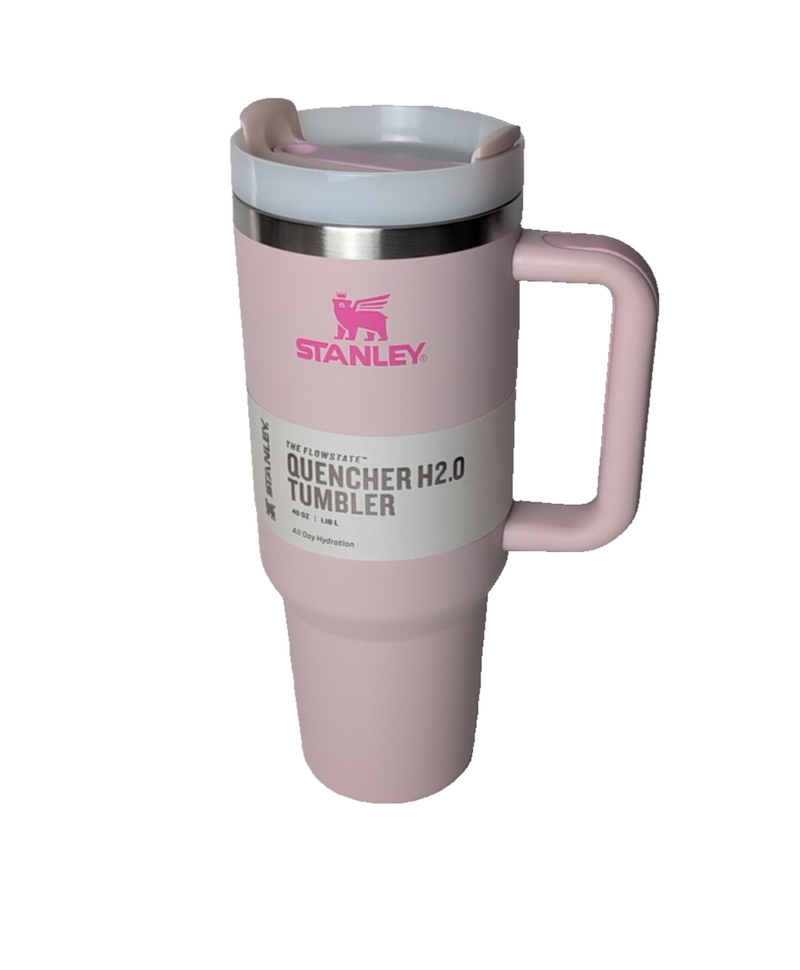 STANLEY 40 OZ TUMBLER H2.0 FLOWSTATE QUENCHER DSG BLOOM PINK