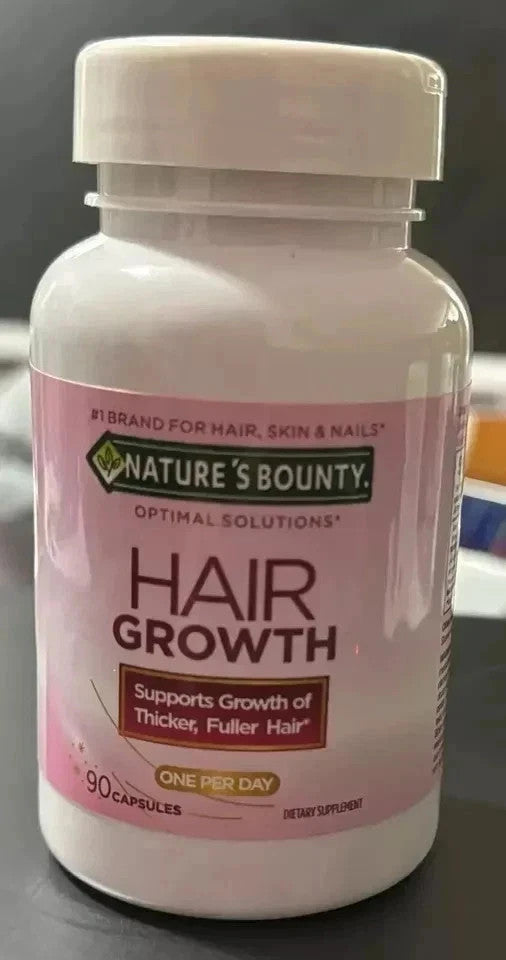 Nature's Bounty Hair Growth Supplement 90 Capsules for Strong Healthy Hair