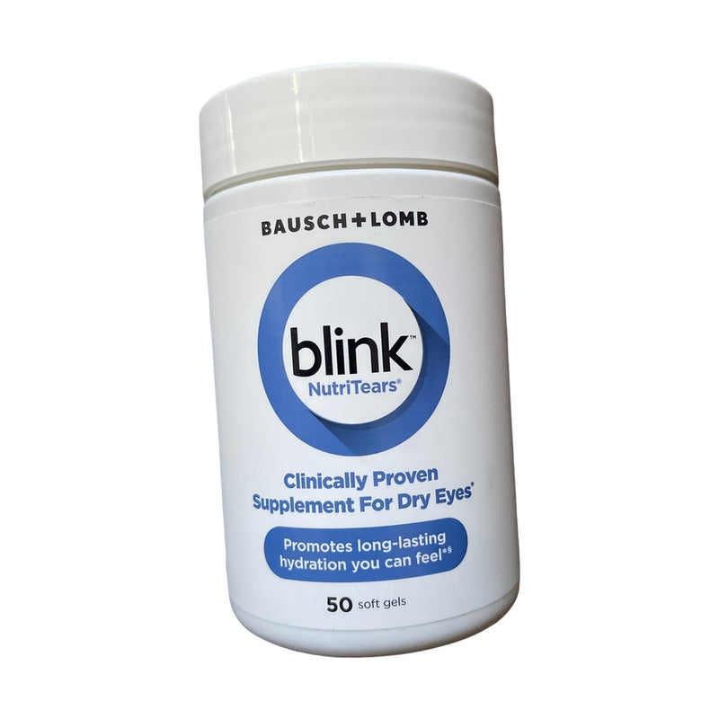 BLINK Nutritears Supplement for Dry Eyes, 50 Softgels