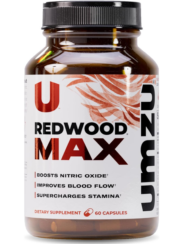 UMZU Redwood MAX 60 Capsules | Boost Nitric Oxide, Blood Flow & Stamina