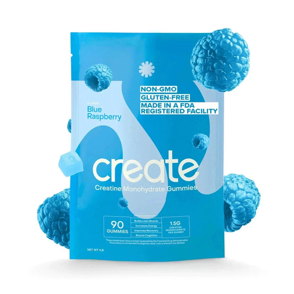 Create Creatine Monohydrate Gummies for Men & Women Boost Focus Strength